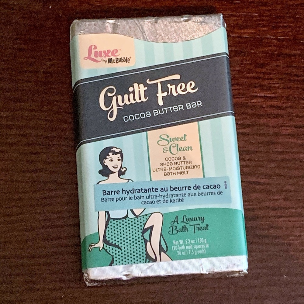 NWT Luxe Guilt Free Cocoa butter Bar